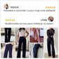 🔥 Dámské kalhoty Plus Size s vysokým nártem a širokými nohavicemi