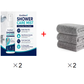 🚿✨Rychle odstraňuje vodní kámen ze sprchy – rozpouští odolné minerální usazeniny a skvrny od tvrdé vody🧼💪