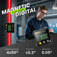 📐4 stranný magnetický digitální úhloměr s laserem
