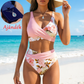 🌸🌿 Zdůrazněte svou postavu – Dámský květinový set bikin s vysokým pasem (EU S-XL) – Platba na dobírku 🌊👙