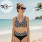 👙🌊Dámský dvoudílný bikini set s vysokým pasem
