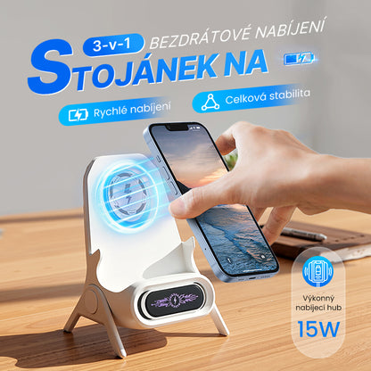 Vaše mobilní centrum: Bezdrátový nabíjecí stojan
