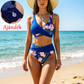 🌸🌿 Zdůrazněte svou postavu – Dámský květinový set bikin s vysokým pasem (EU S-XL) – Platba na dobírku 🌊👙