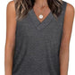 ✨Dámské bez rukávů V-Neck Slim Loose Casual Tank Top