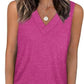 ✨Dámské bez rukávů V-Neck Slim Loose Casual Tank Top