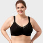 🏆 💐Dámská Elegantní Průsvitná Plná Podpora Plus Size Podprsenka