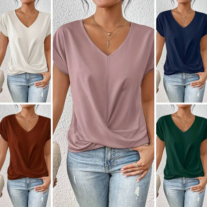👚 Elegantní tričko s výstřihem do V✨