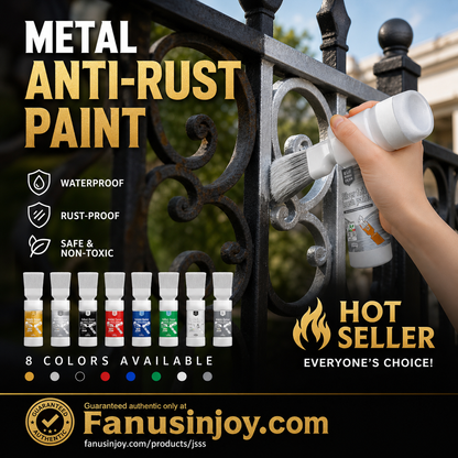 ✨🔥🖌️Osvěžte natřené povrchy jedním jednoduchým nástřikem!✨🏠Metalická stříbrná barva na vodní bázi s vestavěným štětcem💥👍