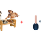 🔥🎁🔥🐱🐶 Nastavitelná miska na krmení s vyšším okrajem pro domácí mazlíčky 🥣