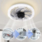 💨🏠2 v 1 Nastavitelná ztlumená ventilátorová lampa s dálkovým ovládáním