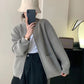💥Limit Time 49% OFF🎉Women's Knitted Round Neck Double Zip Coat