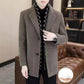 ✅Free Shipping✈️Men’s Stylish Notched Lapel Winter Tweed Jacket with White Duck Down Lining