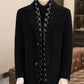 ✅Free Shipping✈️Men’s Stylish Notched Lapel Winter Tweed Jacket with White Duck Down Lining