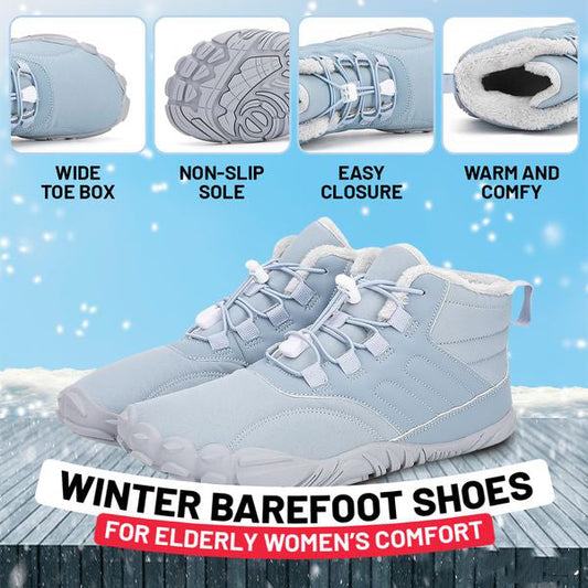 ❄️Teplá protiskluzová nepromokavá zimní obuv naboso (unisexový)👟