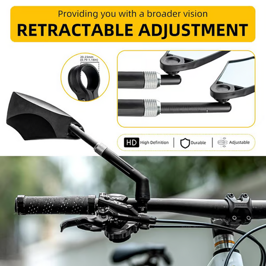 🚲🛵🏍️360° nastavitelné zrcátko na řídítka kola💯