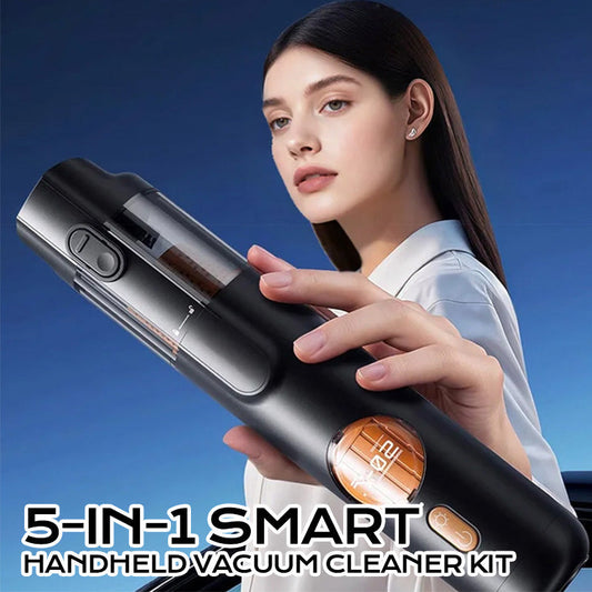 💥2025 Nové produkty Horké prodeje🛒👉 5-v-1 inteligentní ruční vysavačová sada