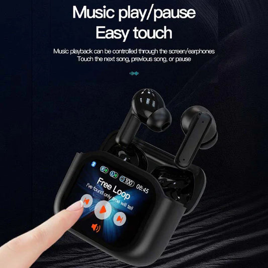 🔥 Vysoce kvalitní zvuk, Bluetooth sluchátka s jasným dotykovým ovládáním