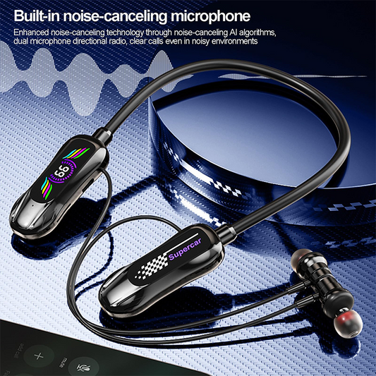 Stereofonní zvuk nákrční náhlavní soupravy Bluetooth