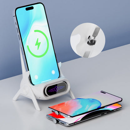 Všestranný stojánek na telefon s bezdrátovým rychlým nabíjením