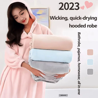 Unisexový župan s kapucí