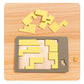 🧩 NYNÍ 50% SLEVA! ✨ Dřevěné puzzle Tangram – 7 barevných geometrických tvarů pro kreativní učení a rozvoj logického myšlení 🔺🔷