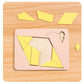 🧩 NYNÍ 50% SLEVA! ✨ Dřevěné puzzle Tangram – 7 barevných geometrických tvarů pro kreativní učení a rozvoj logického myšlení 🔺🔷