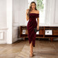 Elegantní dámské šaty s off-shoulder strihem 🎄 -49%