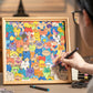✨ DIY dřevěný rám na puzzle pro kočky