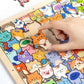 ✨ DIY dřevěný rám na puzzle pro kočky