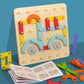Skládací puzzle s perforovanou deskou