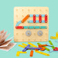 Skládací puzzle s perforovanou deskou