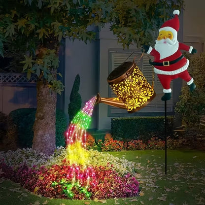 🎁Vánoční sleva 50%🎅✨Santa konev Solární světlo se zemním kolíkem