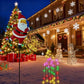 🎁Vánoční sleva 50%🎅✨Santa konev Solární světlo se zemním kolíkem