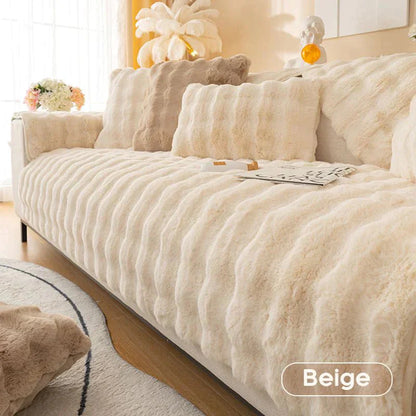 Plyšový potah na pohovku