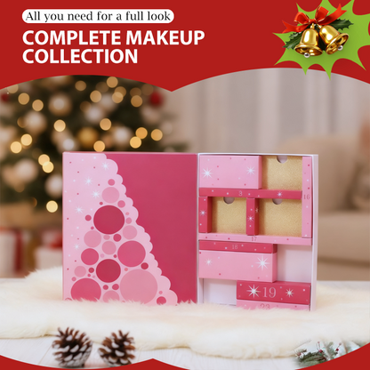 🎄💄 Paletka očních stínů 40 barev a různé kosmetiky 🎁