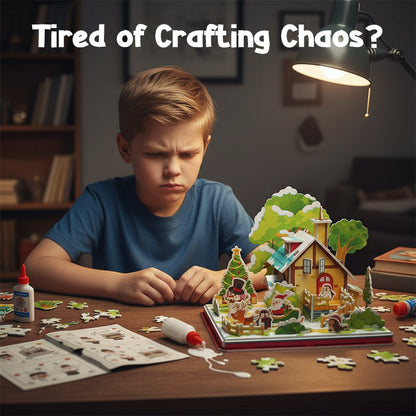 🎁 Vánoční časově omezená nabídka — 50% sleva 🧩 3D DIY vánoční skládačka