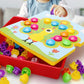 Vzdělávací sada puzzle kolíček na houby pro batolata