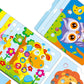 Vzdělávací sada puzzle kolíček na houby pro batolata