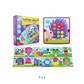Vzdělávací sada puzzle kolíček na houby pro batolata