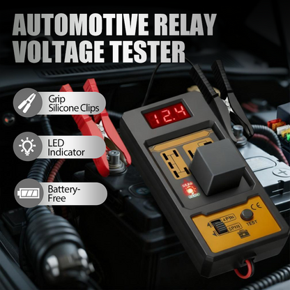 🔌 Tester napětí automobilového relé s LED indikátorem⚡