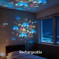 ✨Dynamická rotující LED projekční lampa