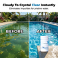 💐Tablety na čištění bazénů Crystal Clear – Okamžitě se rozpouštějí, perlivá voda během několika hodin 💧✨
