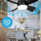 🔥40W LED stropní ventilátor s osvětlením – extrémně tichý, s dálkovým ovládáním 🎯