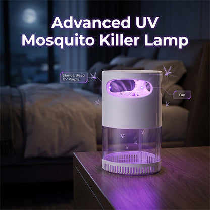 🦟 Chyťte komáry bez chemie – Tichá UV lampa na hubení komárů s USB – platba na dobírku 🔇💚