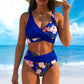 🌸🌿 Zdůrazněte svou postavu – Dámský květinový set bikin s vysokým pasem (EU S-XL) – Platba na dobírku 🌊👙