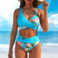 🌸🌿 Zdůrazněte svou postavu – Dámský květinový set bikin s vysokým pasem (EU S-XL) – Platba na dobírku 🌊👙