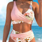 🌸🌿 Zdůrazněte svou postavu – Dámský květinový set bikin s vysokým pasem (EU S-XL) – Platba na dobírku 🌊👙