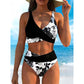 🌸🌿 Zdůrazněte svou postavu – Dámský květinový set bikin s vysokým pasem (EU S-XL) – Platba na dobírku 🌊👙