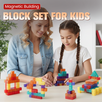 🧲✨ Magnetické stavebnice, 70–240 dílků – hračka z oblasti STEM rozvíjí prostorové vnímání vašeho dítěte!