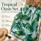 Women Tropical Print 3-Piece Swimwear Set
